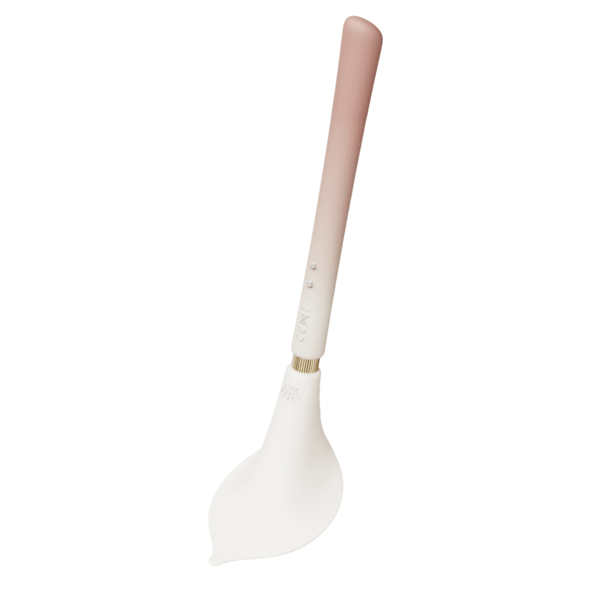 Calla Dual Head Precision Wand Massager with a sleek design and soft pink handle, perfect for personal massage needs.