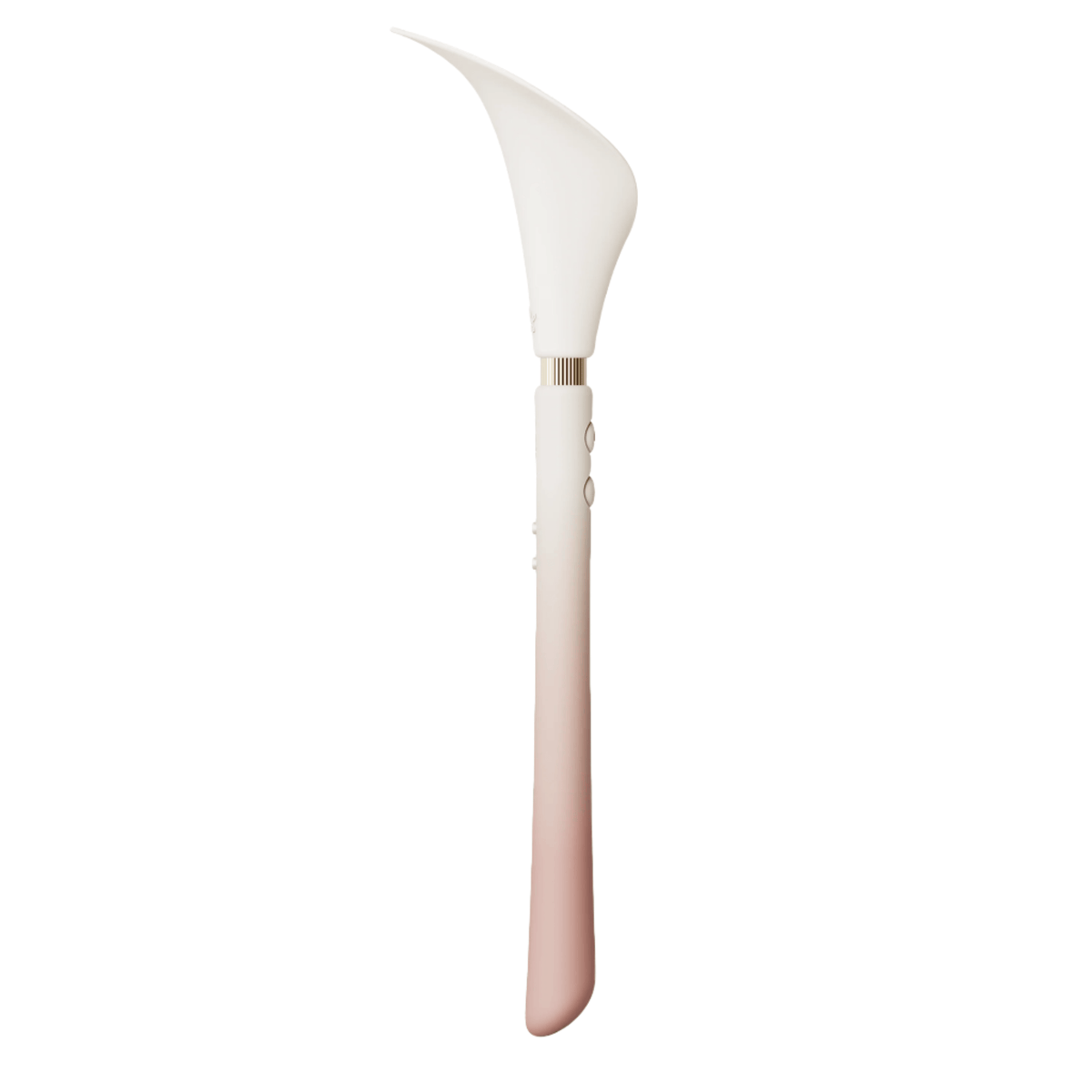 Calla Dual Head Precision Wand Massager features a sleek, elegant design inspired by the Calla Lily for personal massage and relaxation.