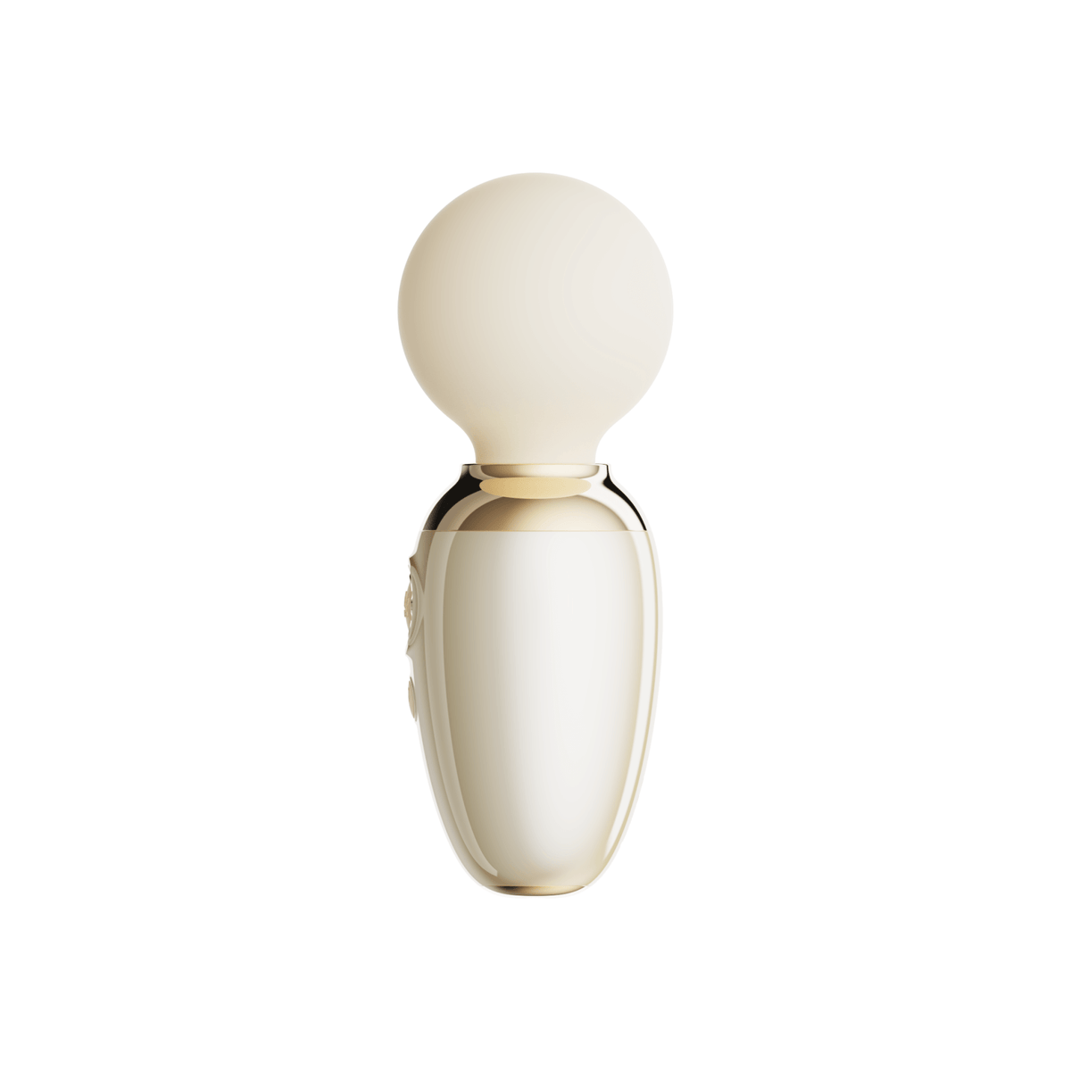 Ava Smart Compact Wand Massager App Control in a sleek, stylish design with a round head, perfect for relaxation.