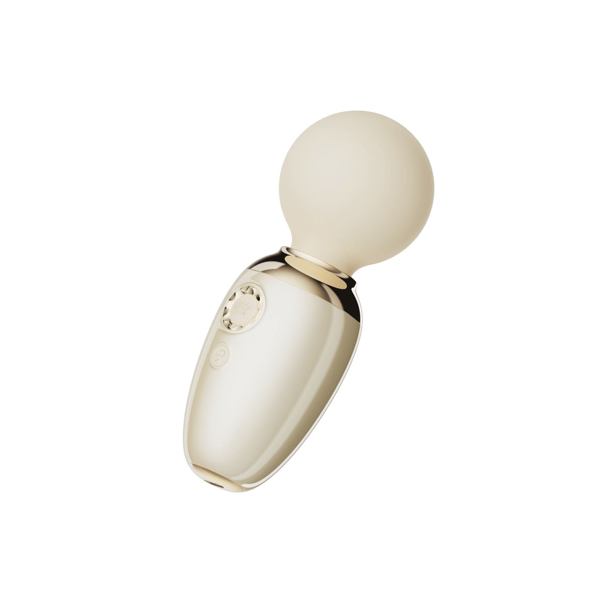 Ava Smart Compact Wand Massager App Control with a sleek design and a soft spherical head for effective stimulation.