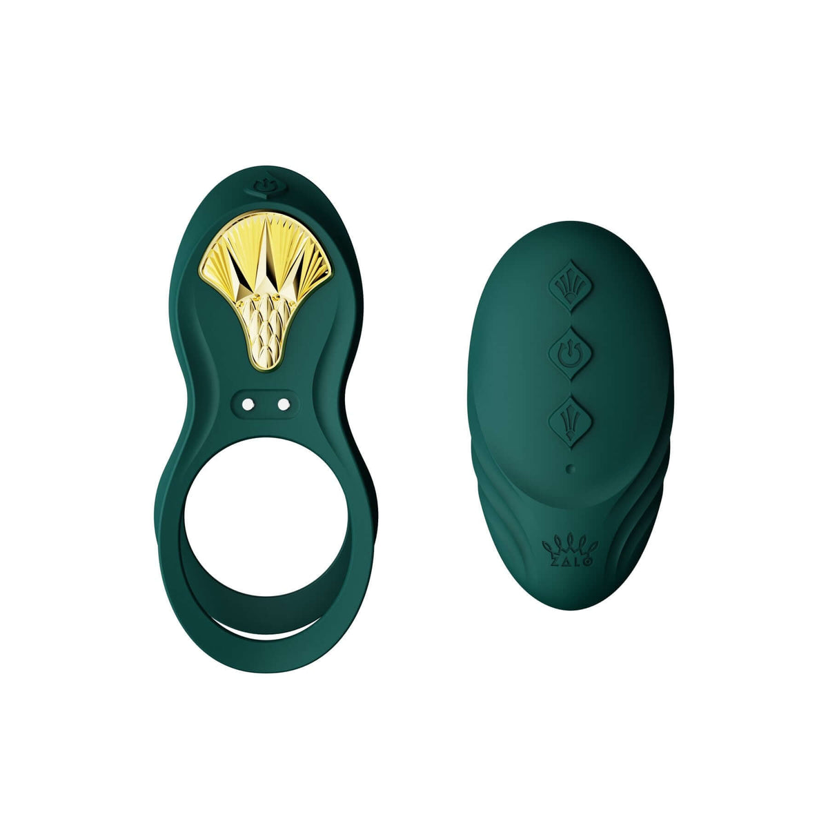 Bayek Smart Dual Stimulation Couples Ring App Control in green, showcasing unique design and features for enhanced stimulation.