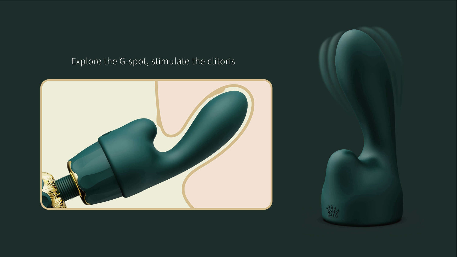 Zalo Kyro Wand Vibrator 2 ZALO Kyro Wand Vibrator mit DirectPower™ 2.0, kraftvollen Vibrationen, Massagekopf und Zubehör für Ganzkörper-, Klitoris- und G-Punkt-Stimulation.