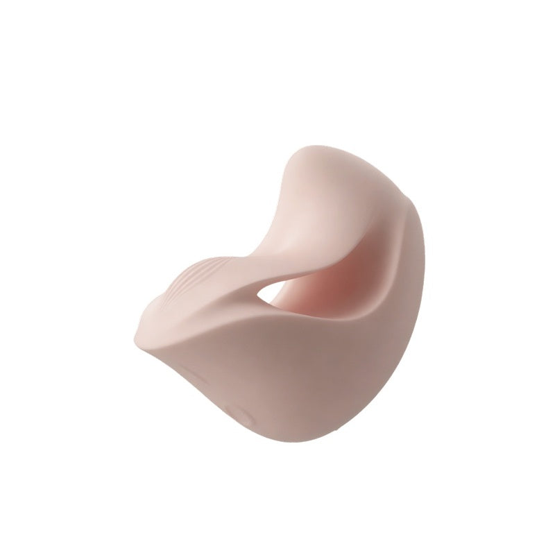 MOCHI Dual-Head Vibrating Massager shown in soft silicone design for a unique sensory experience.
