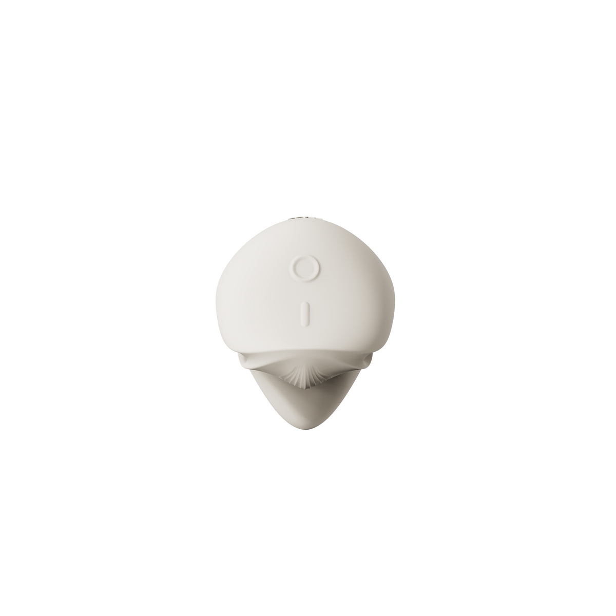 MOCHI Dual-Head Vibrating Massager in a smooth, skin-friendly design, showcasing its biomimetic contact for comfort.