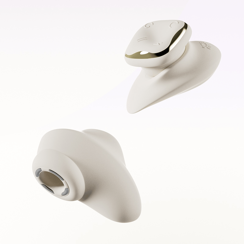 Deya Wearable Smart Dual Vibrator with App Control showing premium design and sleek curves for enhanced intimacy.