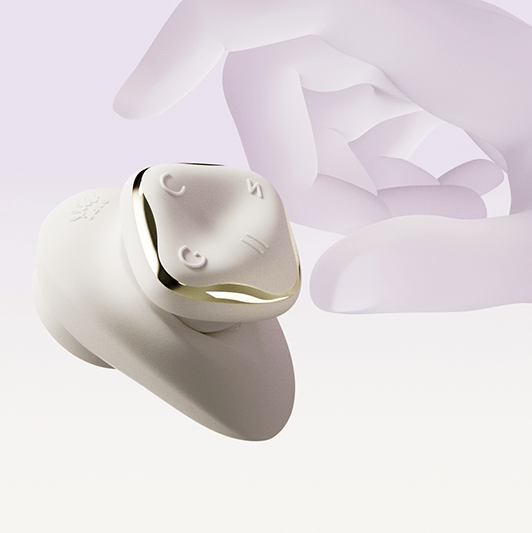 Deya Wearable Smart Dual Vibrator with App Control, a sleek design with intuitive controls for enhanced intimacy.