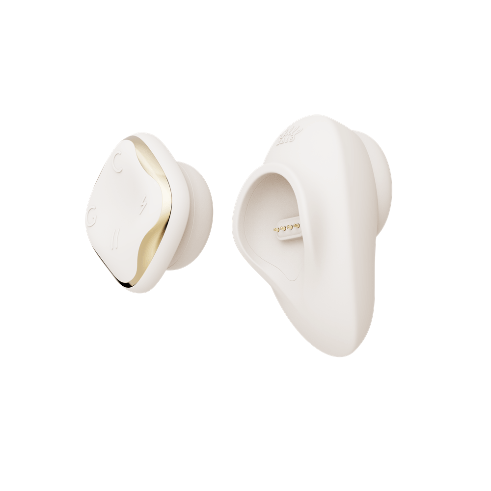Deya Wearable Smart Dual Vibrator with App Control shown with elegant design and controls.